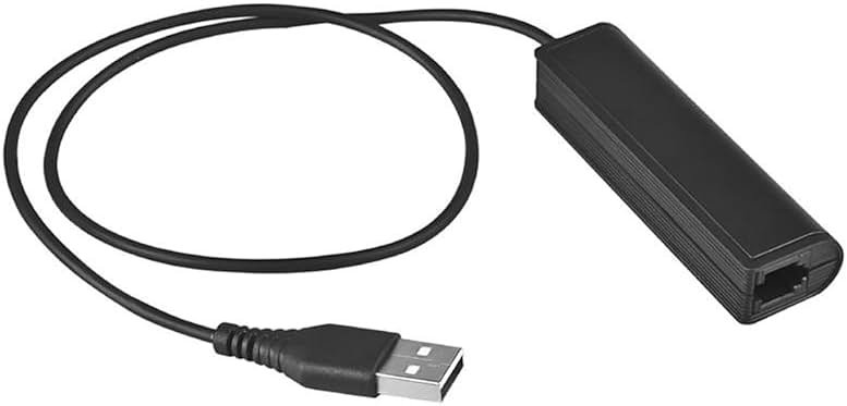 WirelessFinest RJ9 Plug to USB Headset Adapter Compatible with Plantronics Jabra Sennheiser Wireless DECT Headsets for Use with Computers PC Laptop Mac Tablet Window Softphones Devices - Product Image