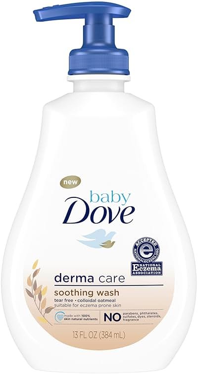 Baby Dove Derma Care Soothing Wash Skin Care with Colloidal Oatmeal Suitable for eczema prone skin 13 oz - Product Image