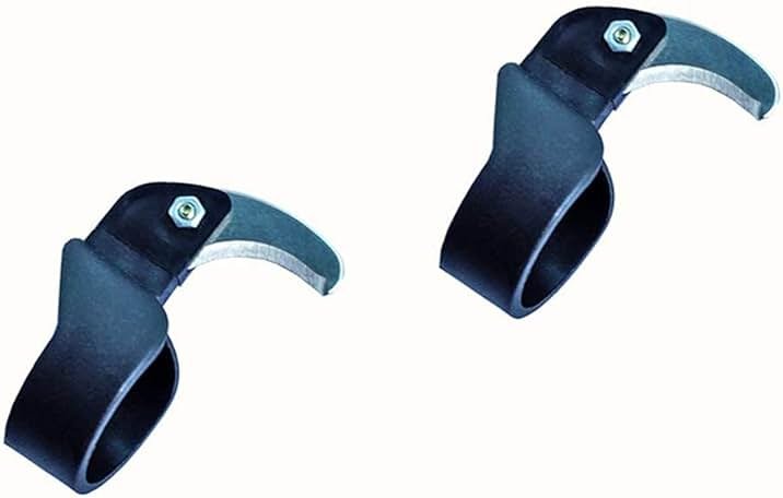 TOGRAND Safety Finger Ring Knife, Portable Utility Cutting Helper Tool with Sharp and Strong Curved Steel Blade, Ring Size 0.8inch/2cm Diameter(2Pack, Black) - Product Image