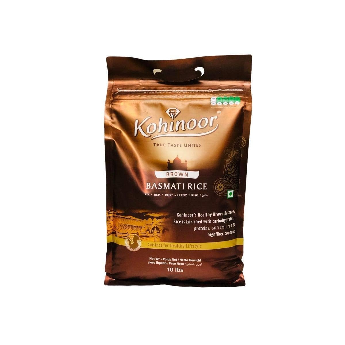 Kohinoor Brown Basmati Rice 10 lb - Product Image