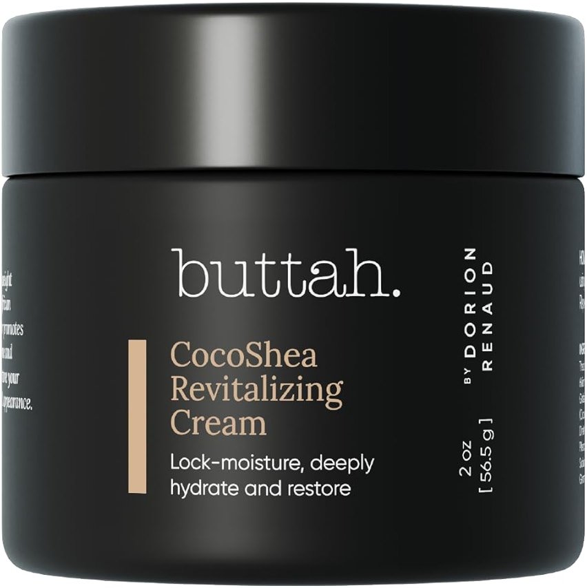 Buttah Skin CocoShea Revitalizing Cream 2oz - Rich Skin Barrier Moisturizer Cream - Best Face Moisturizer for Dry Skin - Moisturizer for Glowy Skin - Black Founded Skincare - Product Image