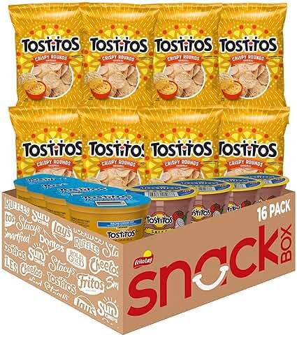 Tostitos Tortilla Chips Chip and Dip Pack, 3 Oz Crispy Rounds and 3.8 Oz Medium Dip, 1 Set - Product Image