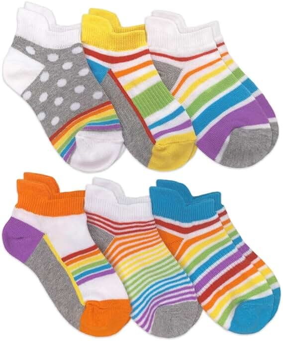 Jefferies Socks Womens Pattern Sport Tab Low Cut Ankle Socks 6 Pair Pack - Product Image
