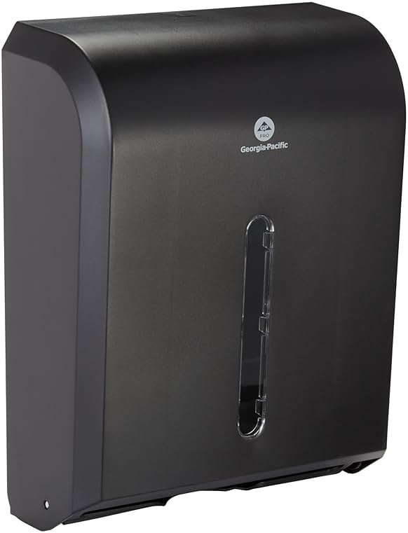 Georgia-Pacific Combi-Fold Paper Towel Dispenser, 56650A, Black - Product Image