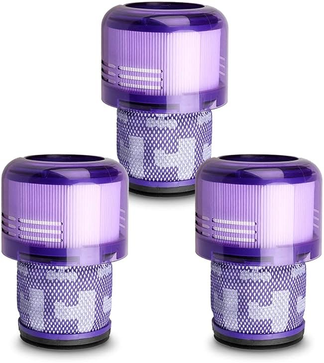 Lemige 3 Pack Vacuum Filters Replacement Parts Compatible with Dyson V11 Origin V11 Torque Drive V11 Animal V11 Complete V11 Extra V15 Detect V15s Detect Submarine Vacuums, Compare to Part 970013-02 - Product Image