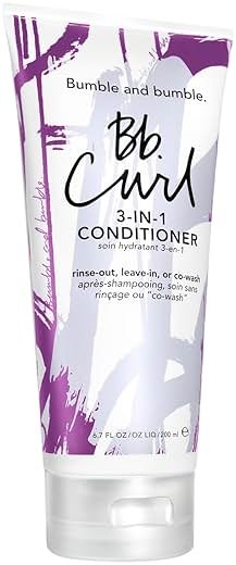 Bumble and bumble. Curl 3-in-1 Conditioner | Leave-In, Rinse Out, CoWash | Anti Frizz + Color Safe | For Coily, Curly, Wavy Hair | With Jojoba, Avocado + Coconut Oil - Product Image