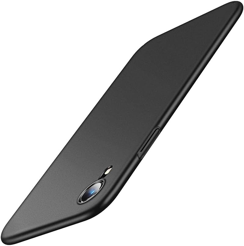 LRK Ultra Thin Black Case Compatible with iPhone XR, 6.1 Inch: Slim, Soft, and Flexible (NOT Hard) [Matte Finish] Protective Black Phone Cover for iPhone XR - Matte Black - Product Image