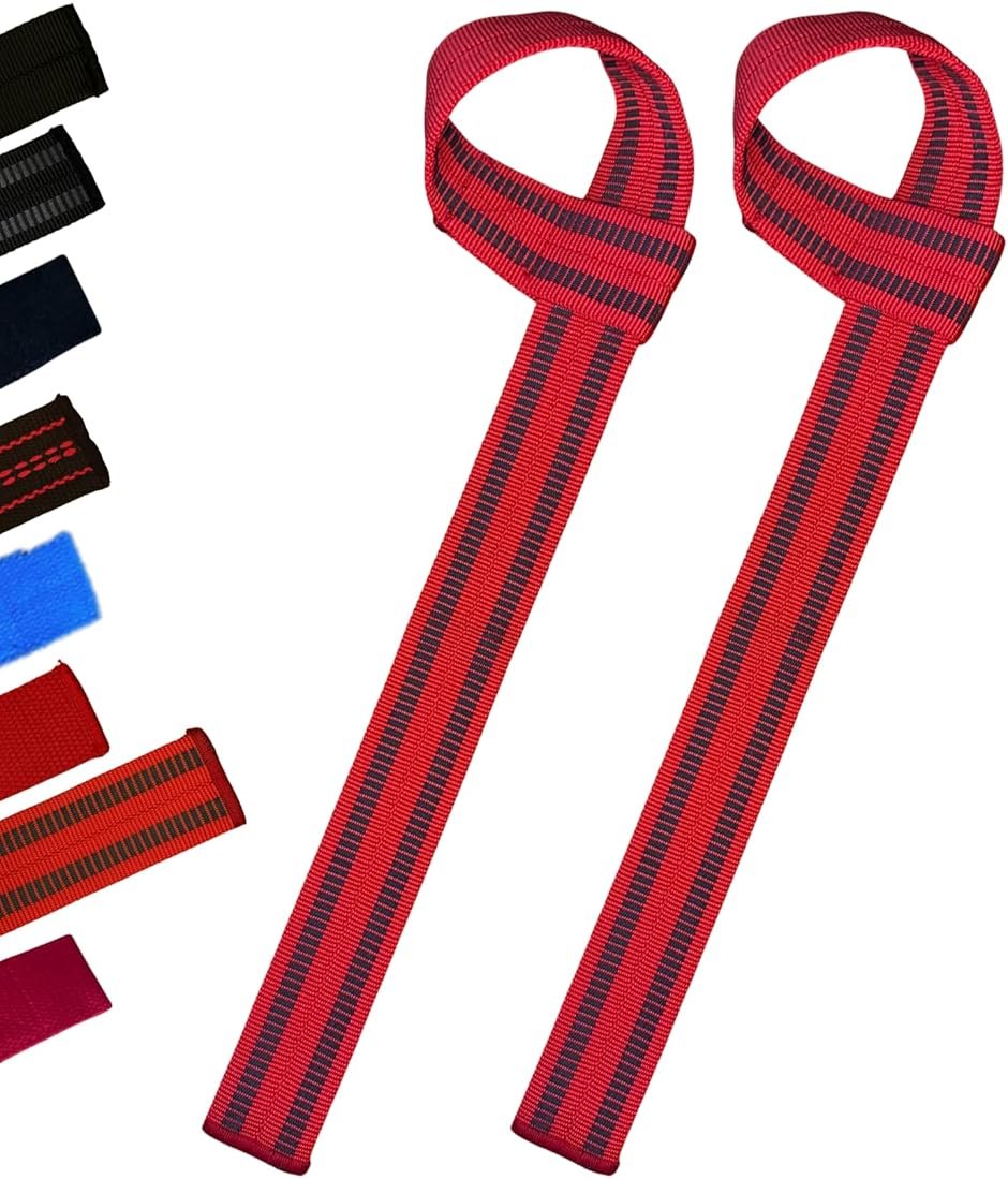 Literal Savage 25" Powerlifting Straps (Pair) – Dominate Deadlifts with Heavy Duty Cotton Wrist Wraps – Maximum Grip Support for Strength Training & Weightlifting – Black/Red – For All Lifters: Newbies, Pros, Young Guns & Gym Vets - Product Image