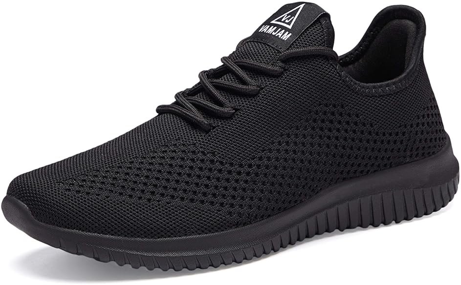 VAMJAM Men's Running Shoes Ultra Lightweight Breathable Walking Shoes Non Slip Athletic Fashion Sneakers Mesh Workout Casual Sports Shoes - Product Image