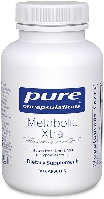 Pure Encapsulations Metabolic Xtra | Supplement to Support Carbohydrate Metabolism, and Homeostasis* | 90 Capsules - Product Image