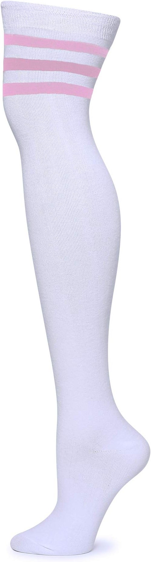 Leotruny Thigh High Socks for Women: Suitable for Cosplay Daily Wear - Cotton Knee High Socks - Product Image