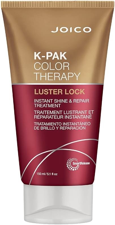 Joico K-PAK Color Therapy Luster Lock Instant Shine & Repair Treatment | For Color-Treated Hair | Boost Color Vibrancy | Repair Breakage | With Keratin & Argan Oil - Product Image