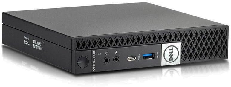 Dell OptiPlex 7050 Micro Computer, Intel Quad Core i5-6500T up to 3.1GHz, 16G DDR4, 256G SSD, Windows 11 Pro 64 Bit (Renewed) - Product Image