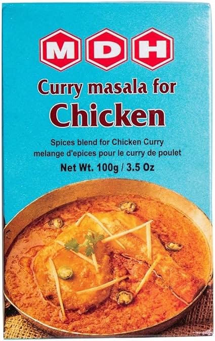 #RT MDH Chicken Curry Masala 100Gm -MDH Chicken Curry Masala Spice Mix. an Easy Yet Delicious Spice Mix to Make The Nations Favourite, Chicken Curry - Product Image