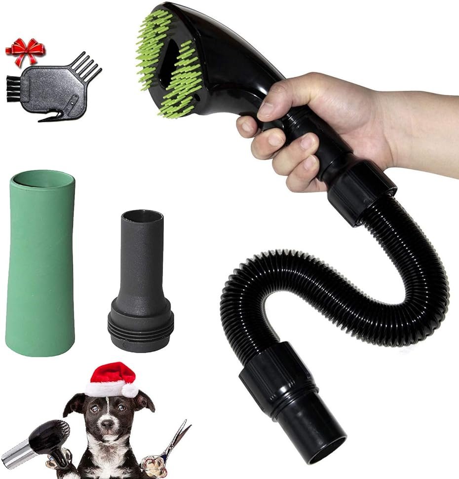 Gforest Pet Vacuum Grooming Comb Brush, Black | Hair Remover, Shedding Deshedding, Attachment Tool Kit, For Dogs and Cats - Product Image