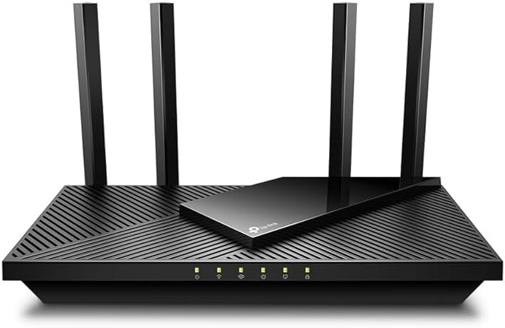 TP-Link AX1800 WiFi 6 Router (Archer AX21 V5) – Dual Band Wireless Internet, Gigabit, Easy Mesh, Works with Alexa - A Certified for Humans Device, Free Expert Support - Product Image