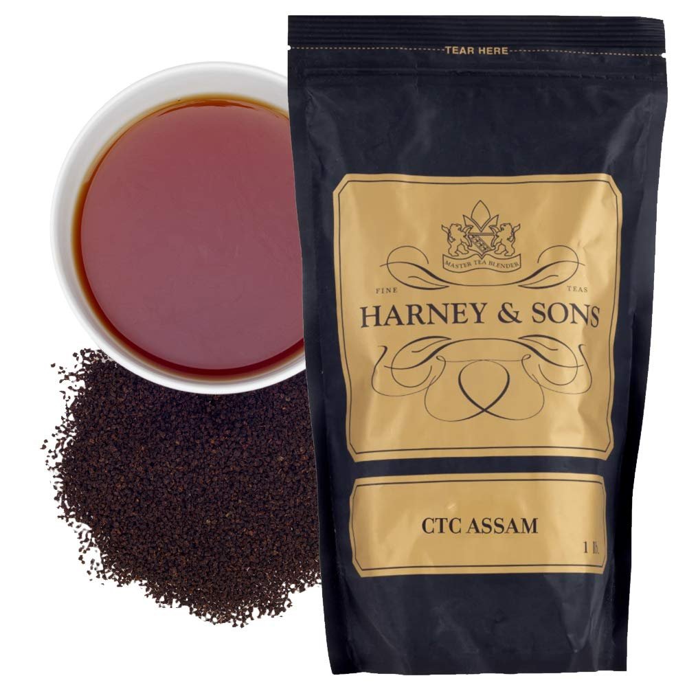 Harney & Sons CTC Assam Loose Leaf Black Tea – Bold Indian Breakfast Tea, Caffeinated, 16 oz Bag - Product Image