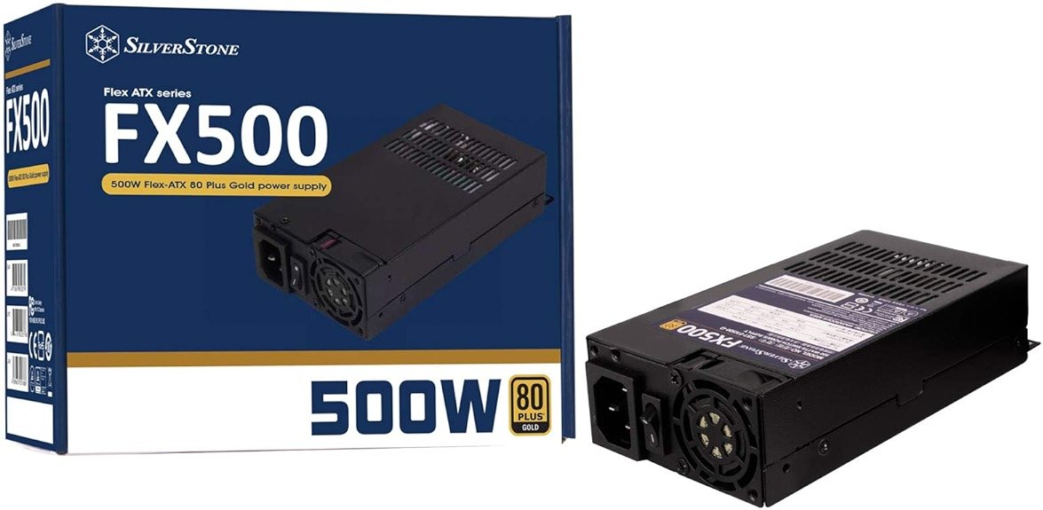 Silverstone Technology FX500-G, 500W Flex ATX 80 Plus Gold Power Supply, SST-FX500-G - Product Image