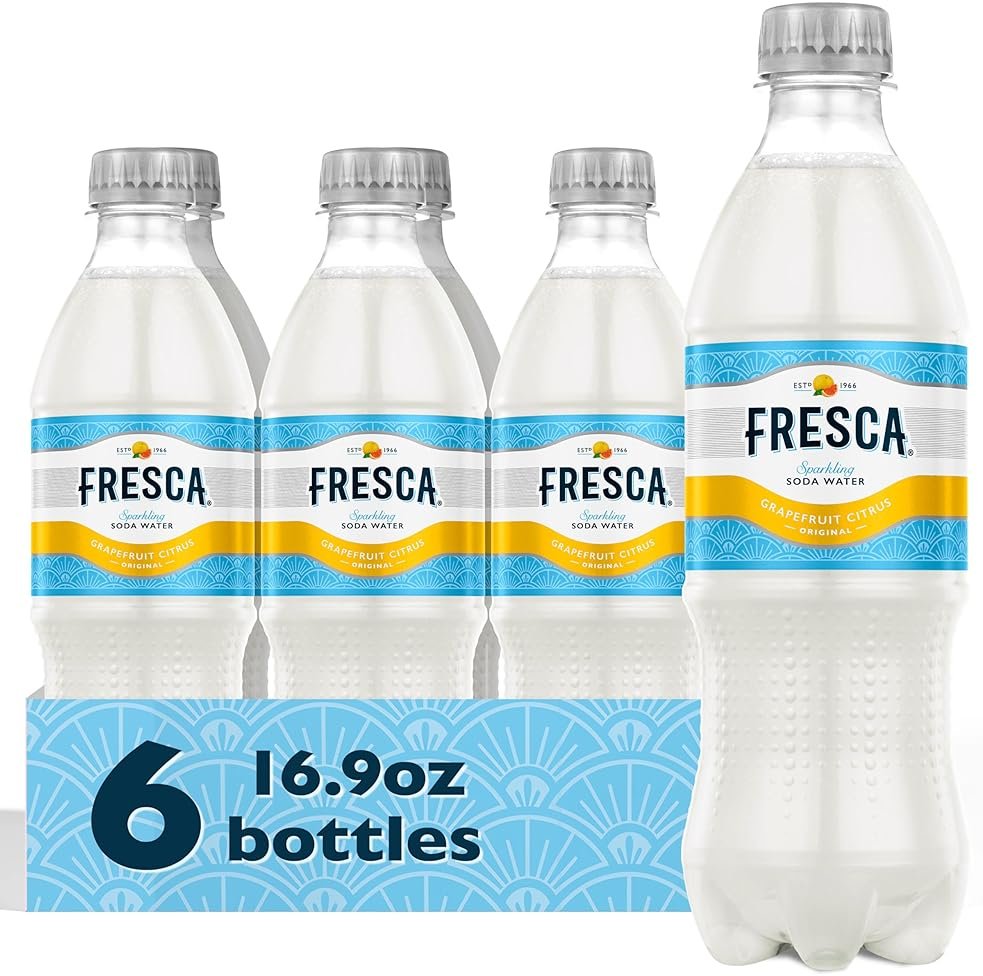 Fresca Citrus Soda Soft Drink, 16.9 fl oz Bottles, 6 Pack - Product Image
