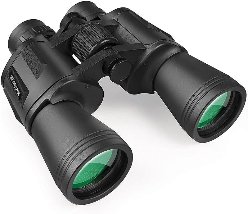 RONHAN Binoculars for Adults High Powered, Military HD Professional/Daily Waterproof 20x50 Binoculars for Bird Watching Travel Hunting Football Games Stargazing with Carrying Case & Strap - Product Image