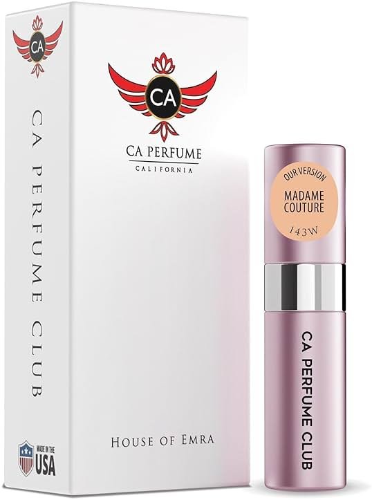 CA Perfume Impression of Madame Couture for Women Amber Floral Scent Long Lasting Perfumes for Women Eau De Parfum Travel Size Refillable Atomizer Spray 0.27 Fl Oz 8ml - Product Image