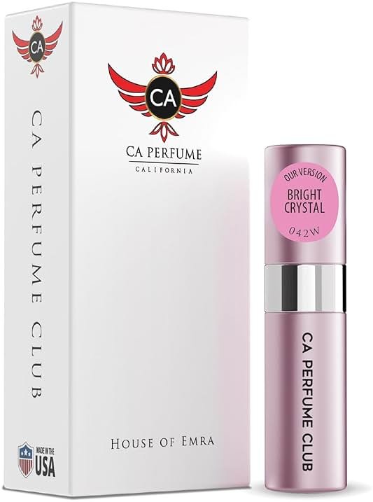 CA Perfume Impression of Bright Crystal For Women Fragrance Eau de Parfum Spray Refillable Atomizer Bottle 0.27 Fl Oz/ 8ml - Product Image