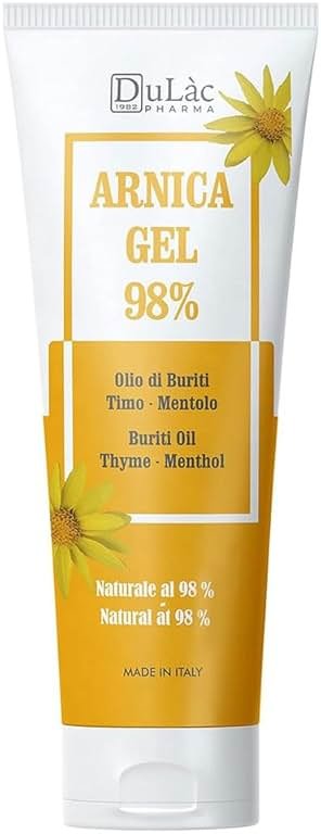 Dulac Arnica Body Massage Gel – Water-Based Cosmetic Massage Gel with Arnica Montana, Fast-Absorbing Lightweight Texture, Non-Greasy Feel, Dermatologically Tested, 3.38 Fl Oz - Product Image