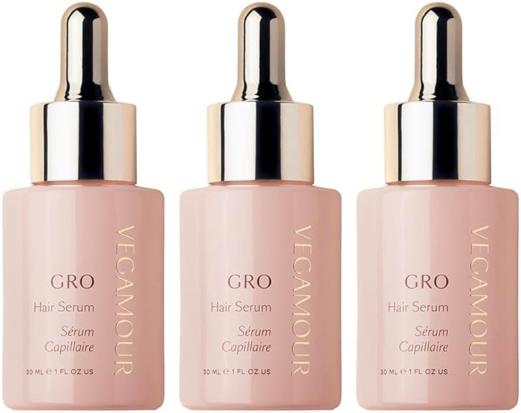 VEGAMOUR GRO Hair Serum for Hair Thinning & Shedding, Thicker Fuller Looking Hair In As Soon As 90 Days, Non Oily, Bergamot Scent, Vegan & Cruelty Free - Product Image