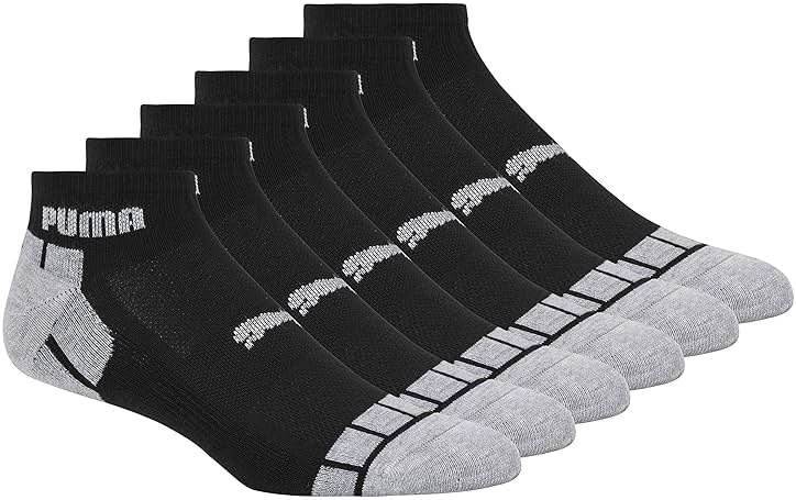 PUMA Men's 6 Pack Quarter Crew Socks - Product Image