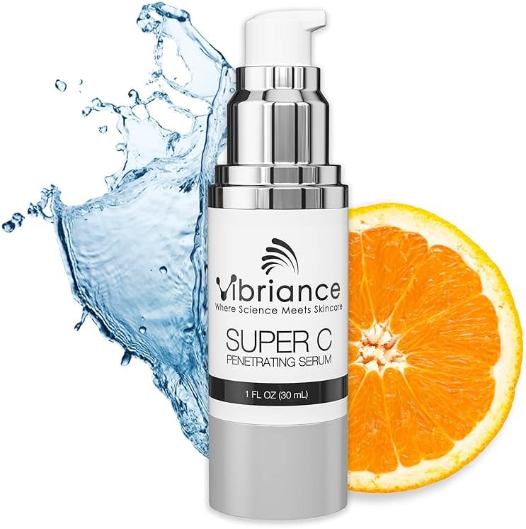 Vibriance Super C Serum for Mature Skin - All-in-One Vitamin Formula Hydrates, Firms, Lifts, Smooths, Targets Age Spots, Wrinkles, 1 fl oz - Product Image