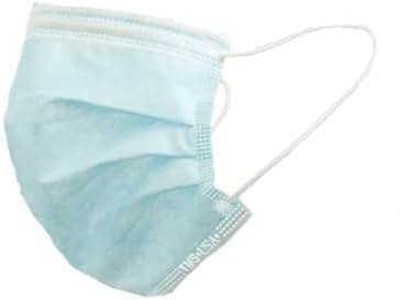 TAIJI Medical Supplies TMS Consumer Series 3-Layer Face Mask by US98, Made in USA F3502 LV2 96% Filtration, Soft, Hypoallergenic and Highly Breathable, Premium Latex-free, Single-Use, 50-Count Box. - Product Image