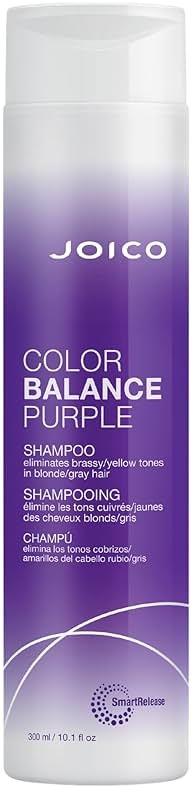Joico Color Balance Purple Shampoo | For Cool Blonde or Gray Hair | Eliminate Brassy Yellow Tones | Boost Color Vibrancy & Shine | UV Protection | With Rosehip Oil & Green Tea Extract - Product Image