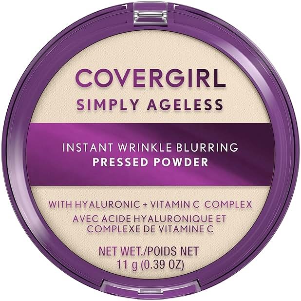 Covergirl Simply Ageless Instant Wrinkle Blurring Pressed Powder, Translucent, 0.39 Oz. - Product Image