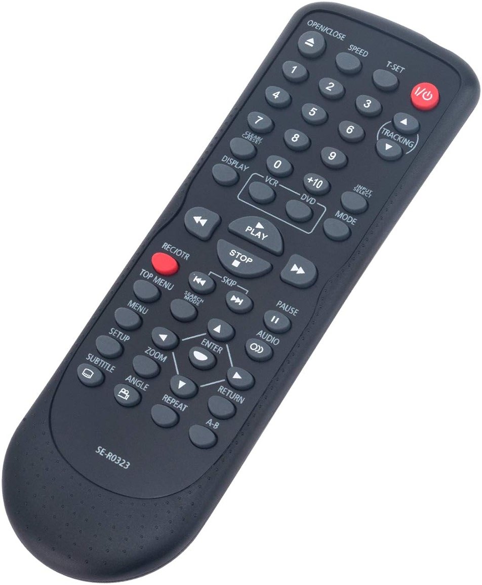 SE-R0323 SER0323 Replace Remote Control fit for Toshiba DVD Video VCR Combo Player SD-V296 SD-V296KU SD-V296KC SDV296 SDV296KU SDV296KC Cassette Recorder - Product Image