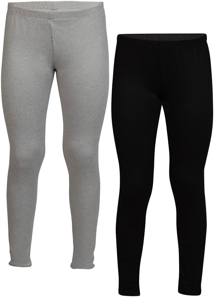 Popular Girls Buttery Soft Ankle Legging - 2 Pack - Product Image