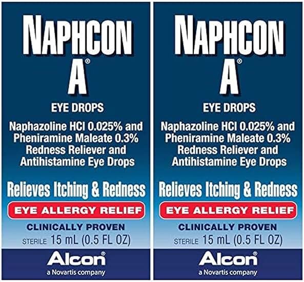 Naphcon-A Eye Drops, 15-mL,2 Count - Product Image
