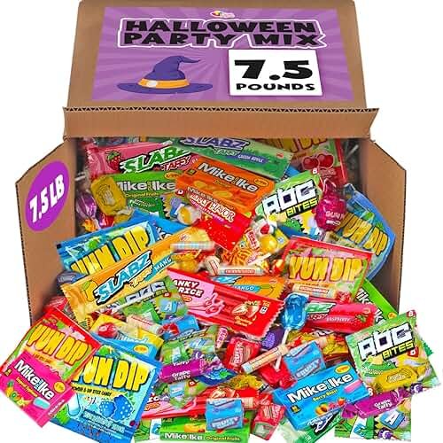 Bulk Candy Assortment - 7.5 Pounds - Candy Variety Pack - Candies Individually Wrapped - Product Image