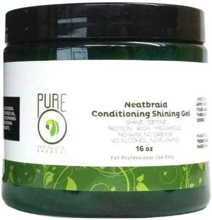 Pure O Natural Neatbraid Beauty Professional Conditioning Shining Gel 16 oz - Product Image