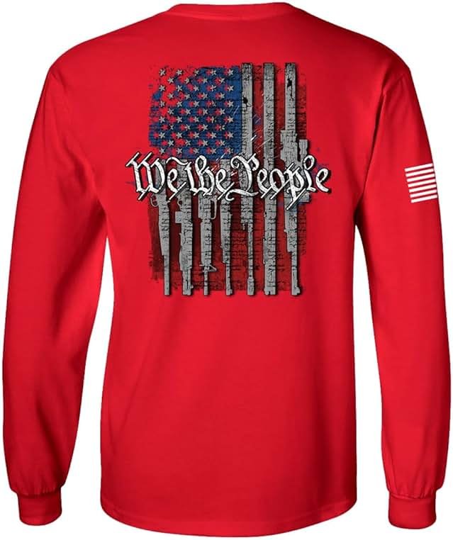 Trenz Shirt Company Patriot Pride Collection We The People Unisex Long Sleeve T-Shirt - Product Image