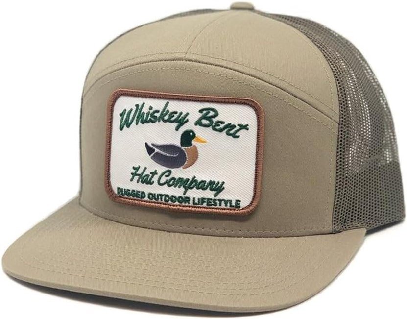 WHISKEY BENT HAT CO. Green Head Adjustable Snapback Outdoor Lifestyle Duck Hat - Product Image