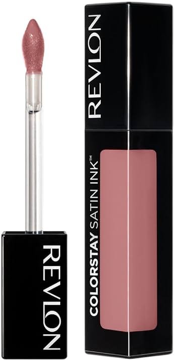 Revlon ColorStay Satin Ink Liquid Lipstick, Longwear Rich Lip Colors, Formulated with Black Currant Seed Oil, 007 Partner in Crime, 0.17 fl oz - Product Image