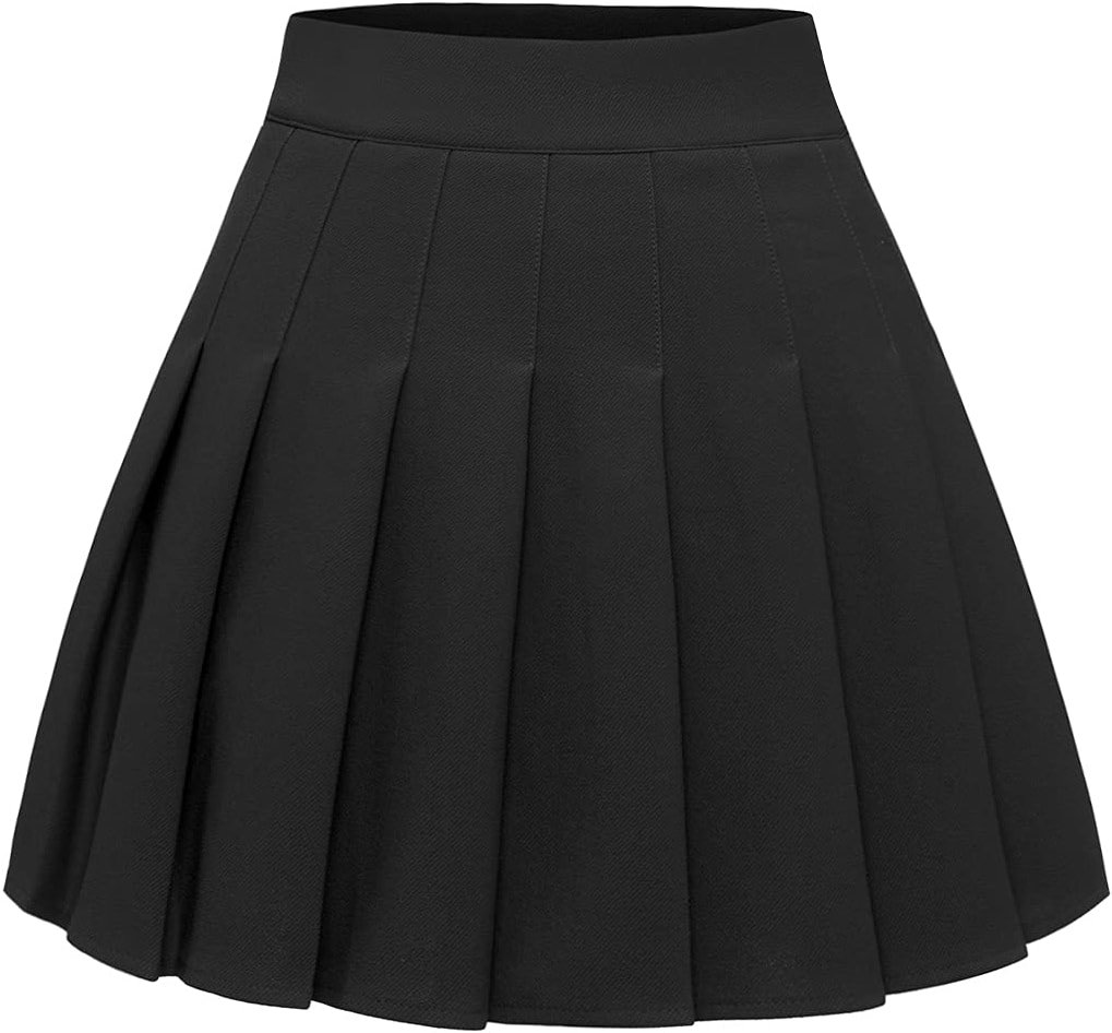FindDress Pleated Skirts for Women High Waist Mini Tennis Skater Skirt Casual Basic Skirts Cheerleader - Product Image