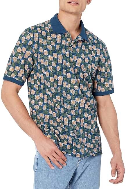 Amazon Essentials Men's Regular-Fit Short Sleeve Cotton Pique Polo Shirt (Available in Big & Tall) - Product Image