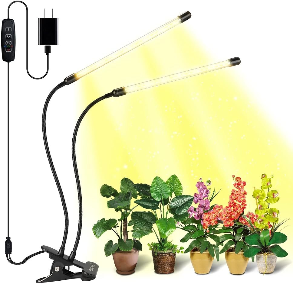 bseah Grow Light Plant Lights for Indoor Plants, Full Spectrum Plant Grow Lamp, 10 Dimmable Levels, Auto ON & Off with 3/9/12H Timer - Product Image