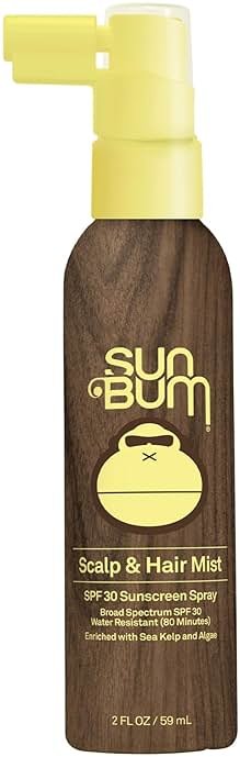 Sun Bum Original SPF 30 Sunscreen Scalp and Hair Mist - Hawaii Act 104 Compliant (Octinoxate & Oxybenzone) - Vegan - Broad Spectrum UVA/UVB Sunscreen Spray with Vitamin E - 2 oz - Product Image