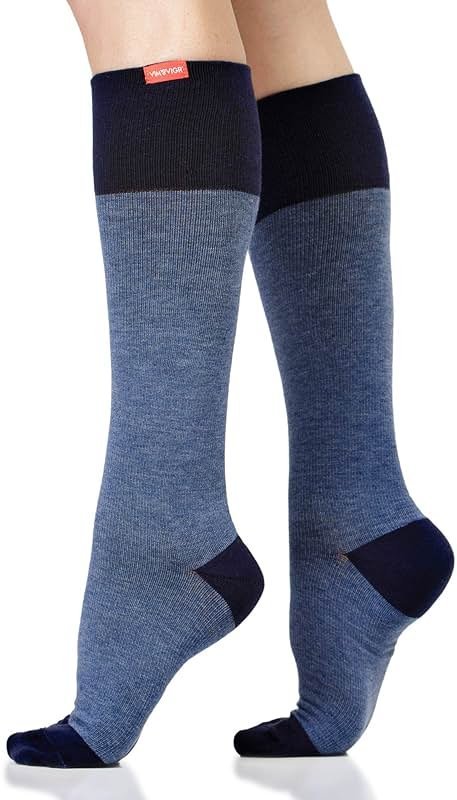 VIM & VIGR Cotton Graduated Compression Socks - Product Image