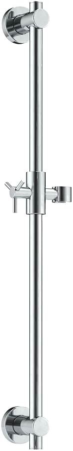 HammerHead Showers® Solid Metal 27.5 Inch Shower Slide Bar for Hand Held Shower Heads, Chrome | Adjustable Height Showerhead with Hose Rail System | Easily Adjust Height & Angle of Handshower - Product Image