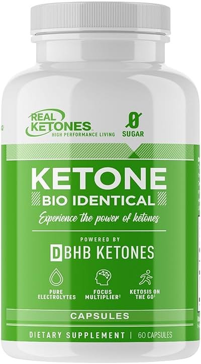 Keto BHB Salts Capsules - Sodium Calcium & Magnesium BHB Capsules with Patented goBHB Beta-Hydroxybutyrate Electrolytes - Exogenous Ketones Supplement for Enhanced Energy Focus & Rapid Ketosis - Product Image