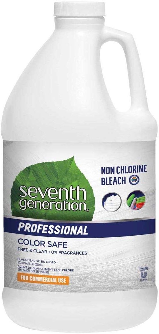 Single Seventh Generation Professional Non Chlorine Bleach, Free and Clear, Unscented, Color-Safe, 64 Fluid Ounce - 1 Each - Product Image