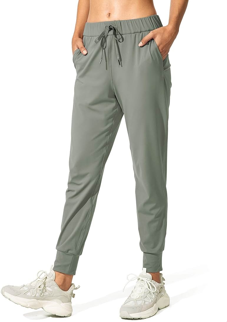 SANTINY Women's Joggers Pants Pockets Drawstring Running Sweatpants for Women Lounge Workout Jogging - Product Image